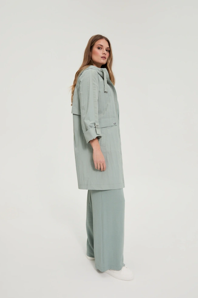 WOMEN'S JACKETS L-KU-4916 OLIVE