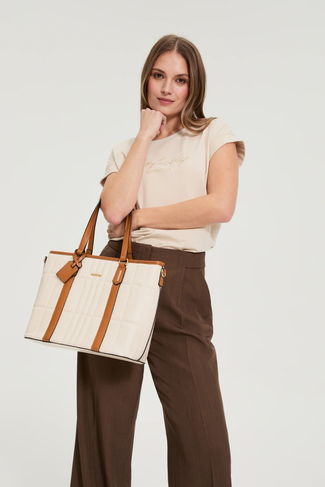 WOMEN'S BAG L-TO-4908 BEIGE-set