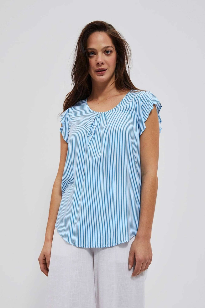 KOSZULA DAMSKA L-KO-4036 WHITE_FRESH BLUE