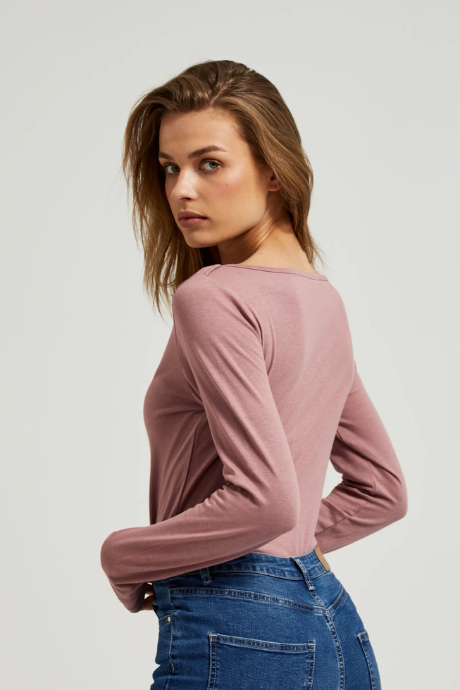 WOMEN'S LONGSLEEVE Z-TS-4502 DUSTY PINK