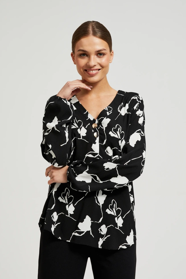 WOMEN'S SHIRT Z-KO-4518 BLACK-set