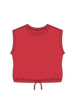 KOSZULKA DAMSKA L-TS-5020 RED