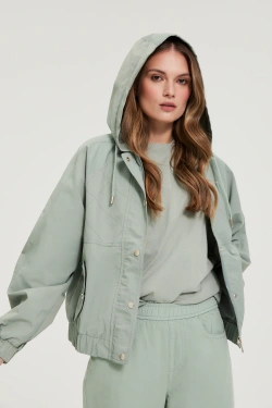 KURTKA DAMSKA L-KU-4903 OLIVE-pakiet