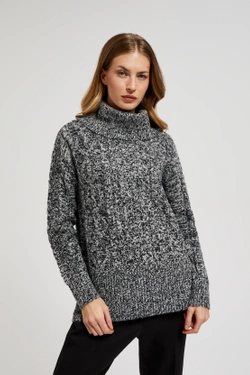 SWETER DAMSKI Z-SW-4545 BLACK MEL