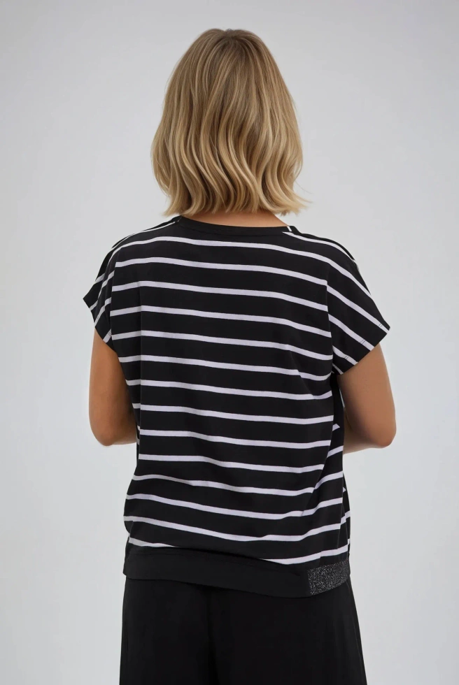 KOSZULKA DAMSKA L-TS-4639 BLACK