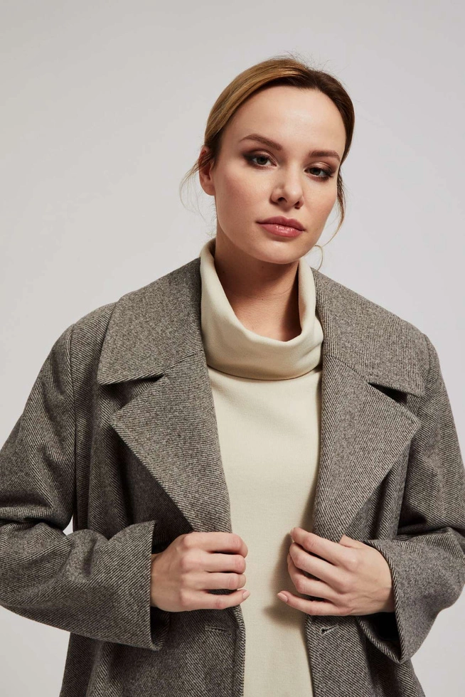 KURTKA DAMSKA Z-KU-4201 D.BROWN