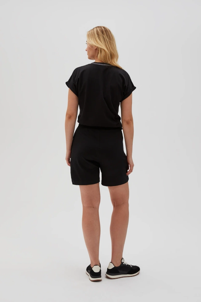 WOMEN'S SHORTS L-SH-4604 BLACK-set