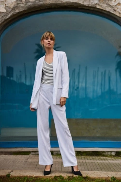 WOMEN'S PANTS L-SP-4638 WHITE-set