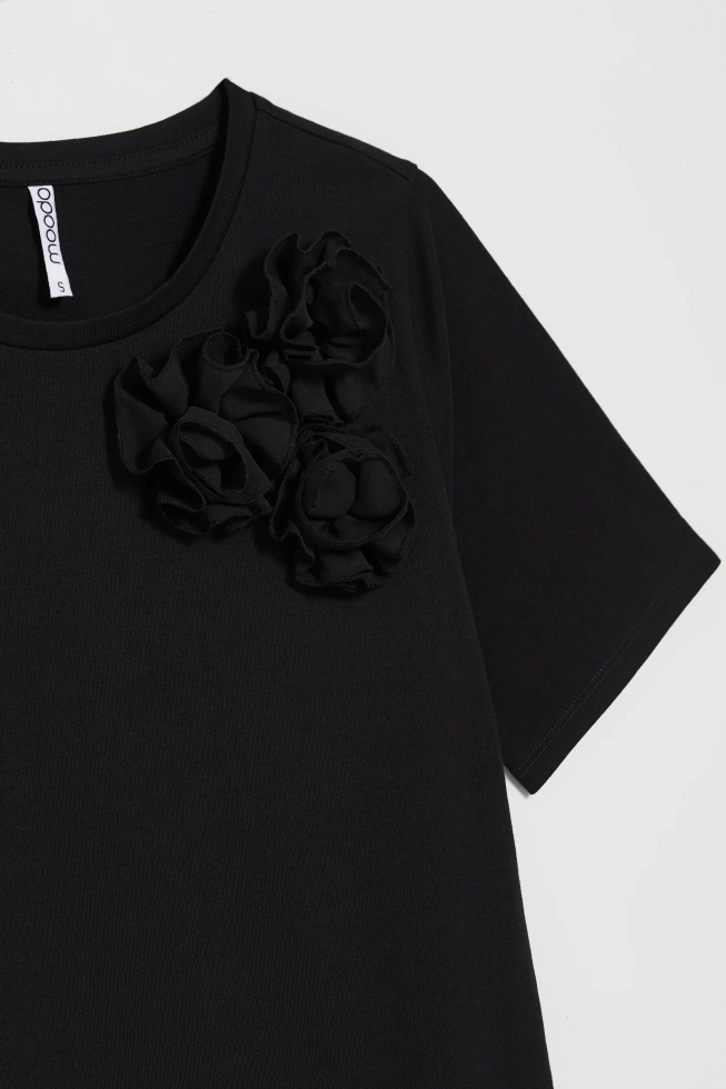 KOSZULKA DAMSKA Z-TS-4832 BLACK-pakiet