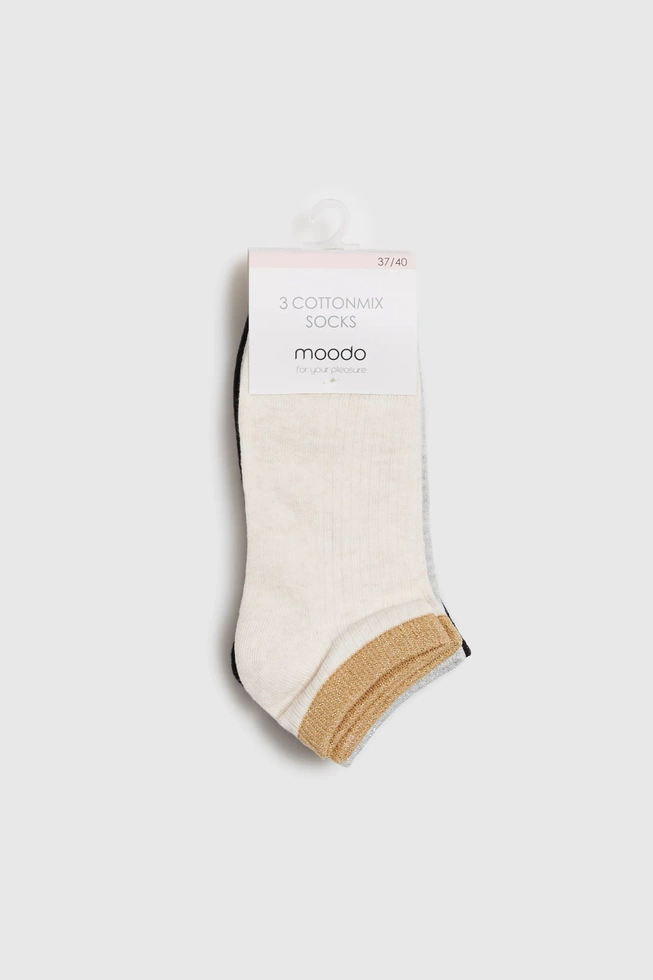 WOMEN'S SOCKS Z-SK-4505 L.BEIGE MEL