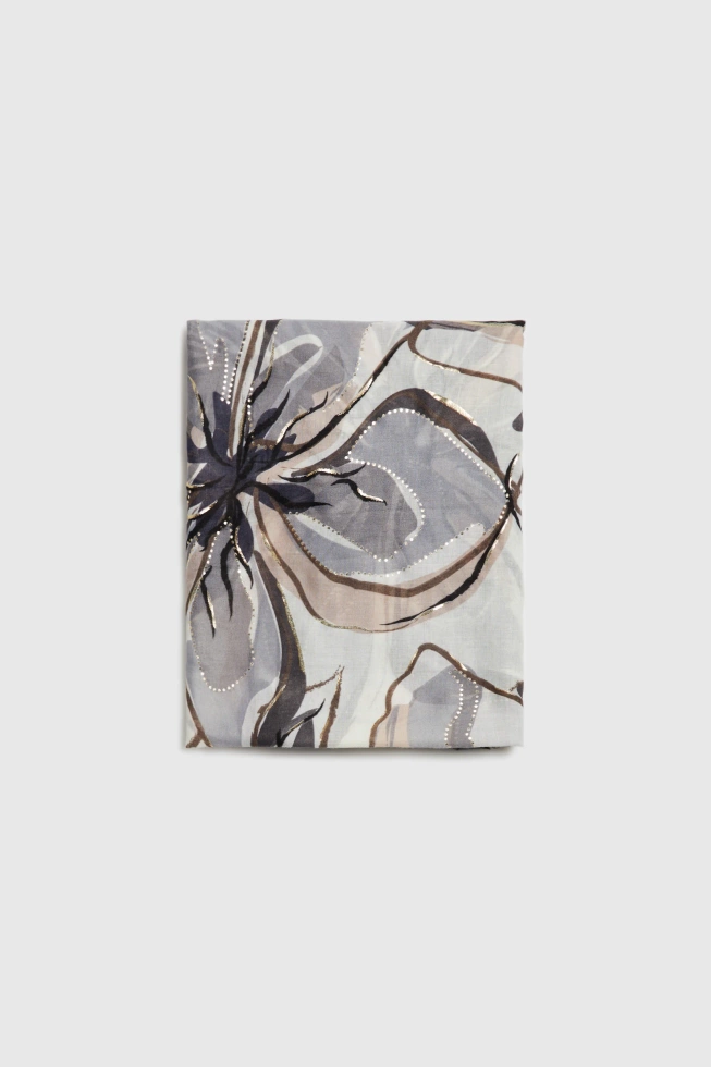 WOMEN'S SCARF L-SZ-4932 GREY