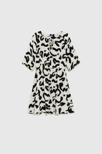 SUKIENKA DAMSKA L-SU-4932 OFF WHITE