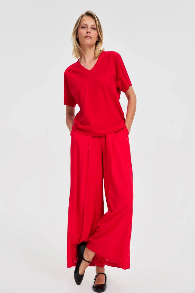 WOMEN'S TSHIRT L-TS-4699 RED