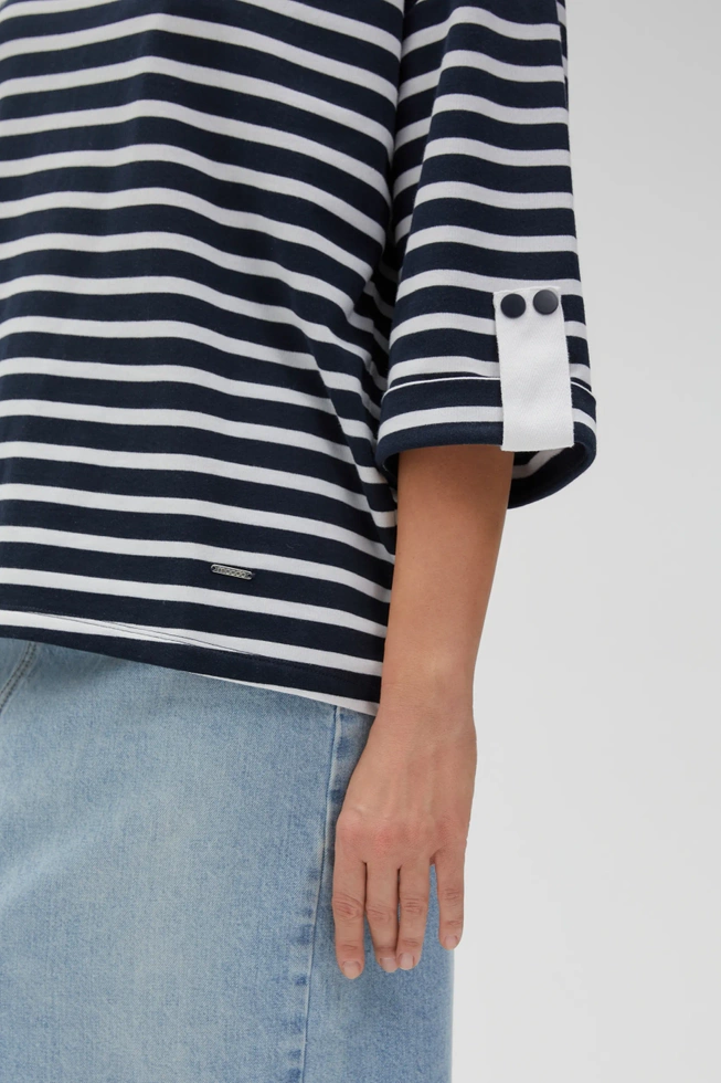 BLUZA DAMSKA L-BL-4607 NAVY