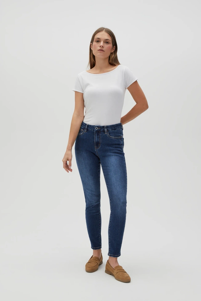 WOMEN'S JEANS L-JE-4600 NAVY