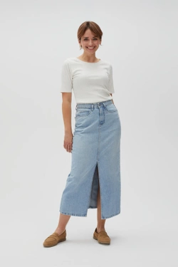 WOMEN'S SKIRT L-SC-4601 L.BLUE-set