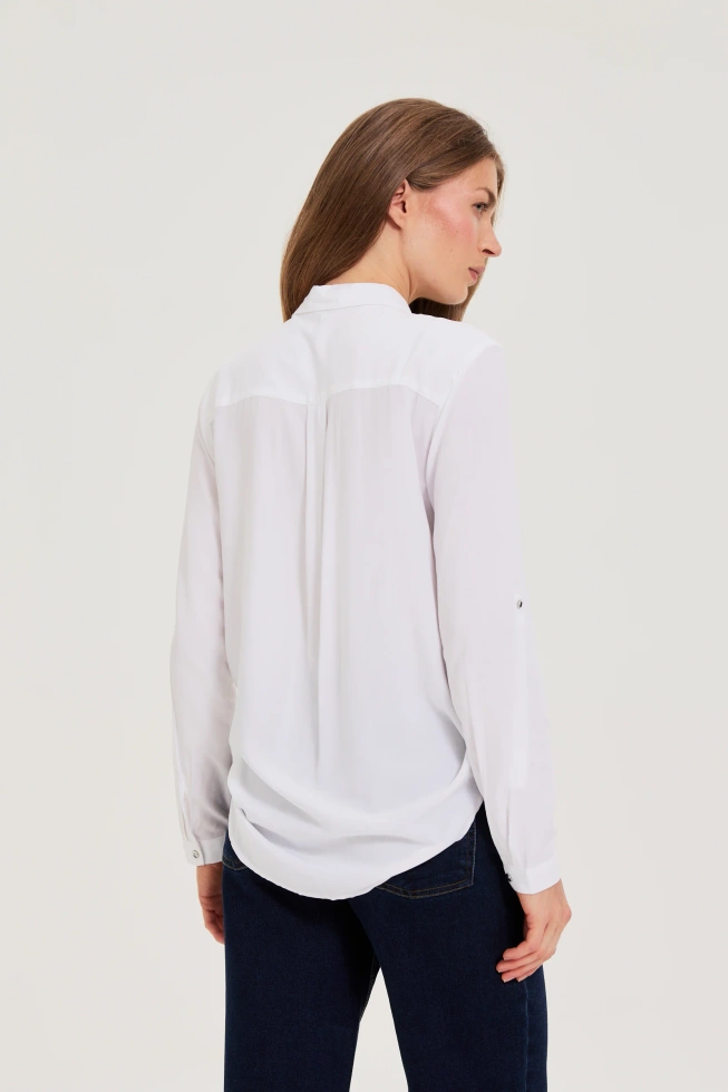 WOMEN'S SHIRT Z-KO-4809 WHITE