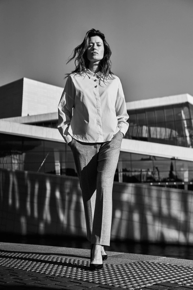 WOMEN'S SHIRT Z-KO-4813 WHITE
