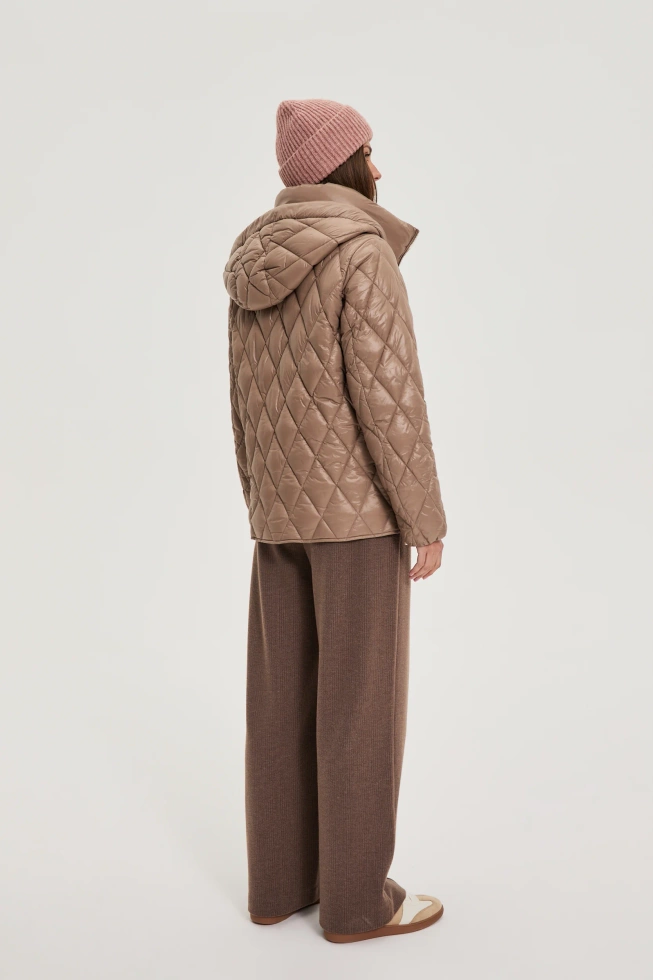 WOMEN'S JACKETS Z-KU-4802 COFFEE