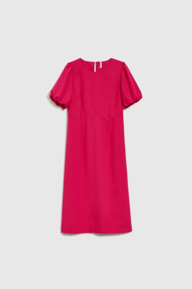 WOMEN'S DRESS L-SU-4634 FUCHSIA