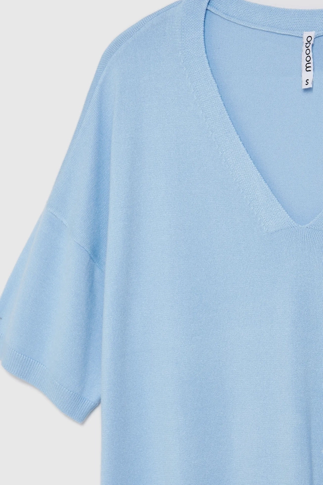 WOMEN'S SWEATER L-SW-4600 L.BLUE