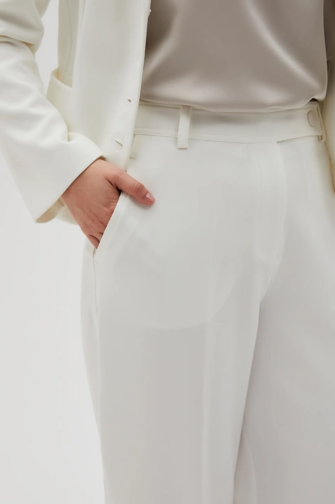 WOMEN'S PANTS L-SP-4610 OFF WHITE