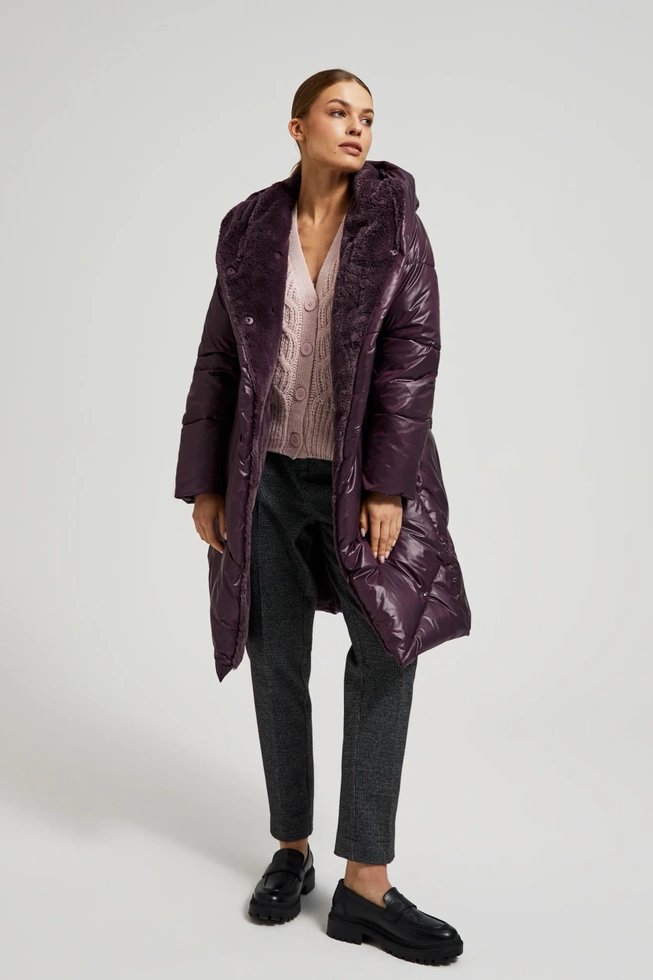 WOMEN'S JACKETS Z-KU-4513 D.VIOLET