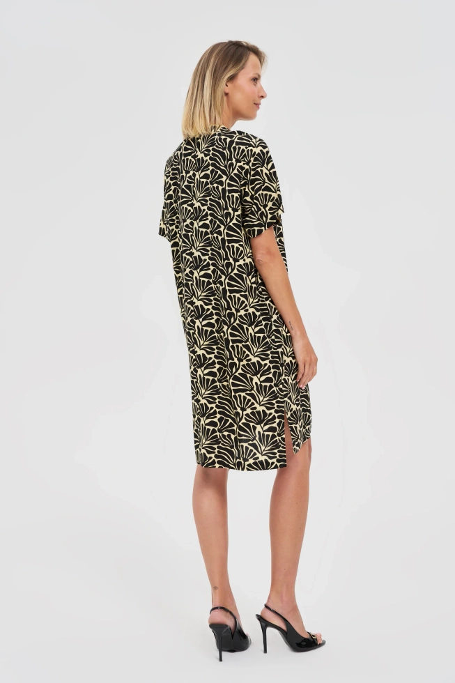 WOMEN'S DRESS L-SU-4649 BLACK