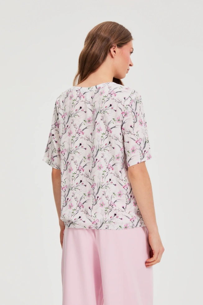 WOMEN'S SHIRT L-KO-4934 MULTICOLOUR