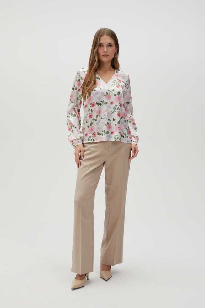 KOSZULA DAMSKA L-KO-4633 OFF WHITE-pakiet