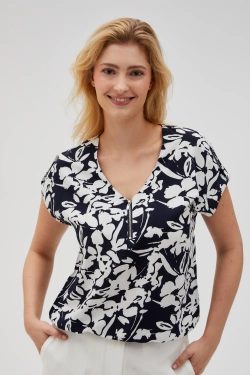 WOMEN'S SHIRT L-KO-4618 NAVY-set