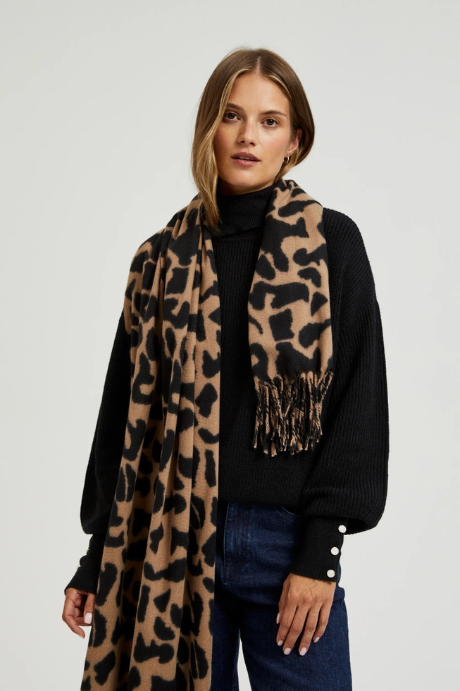 WOMEN'S SCARF Z-SZ-4518 COFFEE