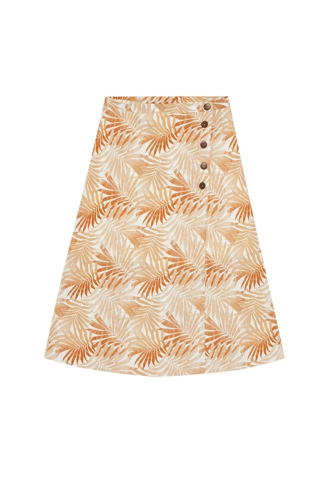 Tropical leaf skirt