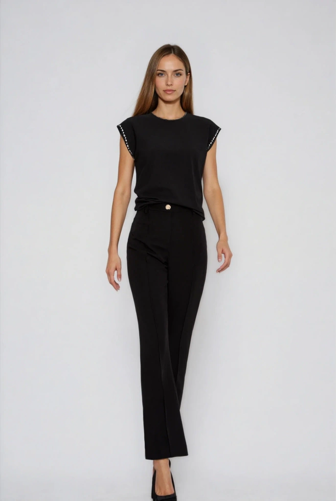 WOMEN'S TSHIRT Z-TS-4827 BLACK-set