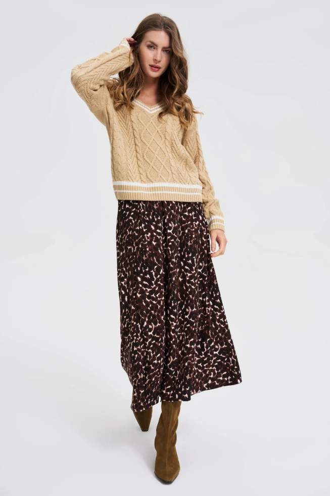 SWETER DAMSKI Z-SW-4828 BEIGE