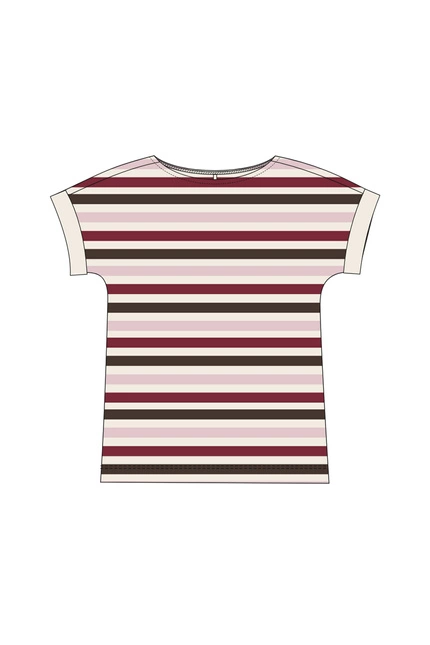 KOSZULKA DAMSKA L-TS-4995 BURGUNDY