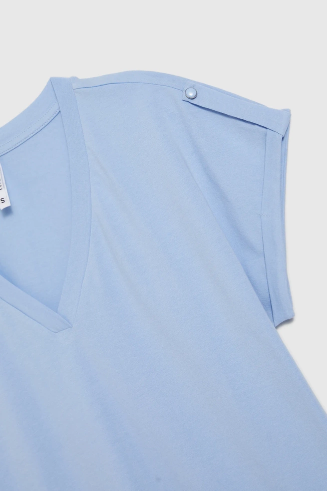 WOMEN'S TSHIRT L-TS-4621 L.BLUE