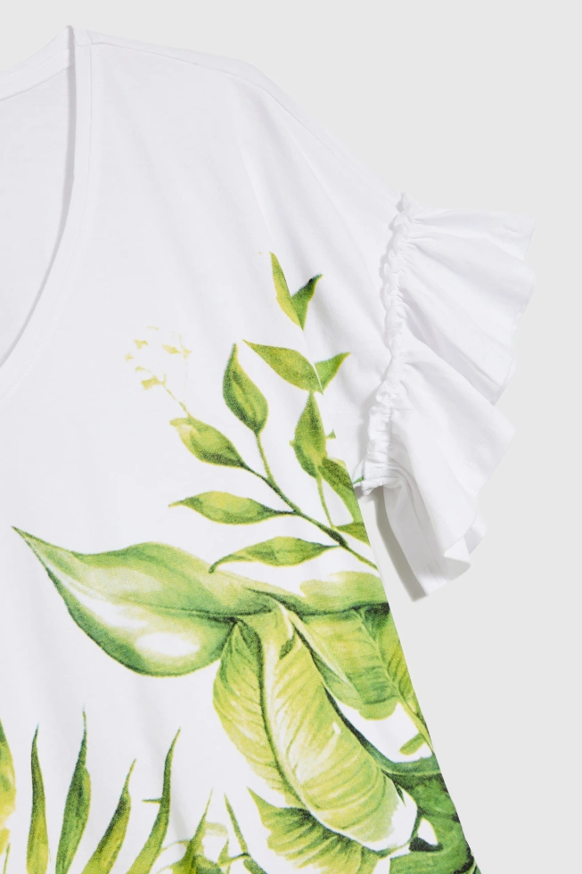 WOMEN'S TSHIRT L-TS-4711 OLIVE