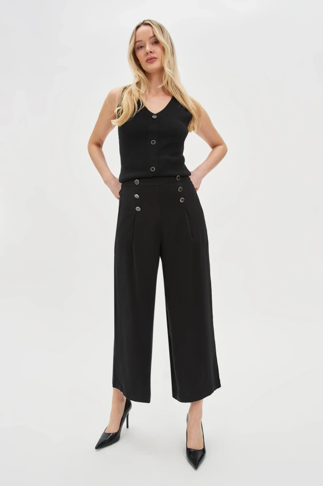 WOMEN'S PANTS L-SP-4634 BLACK