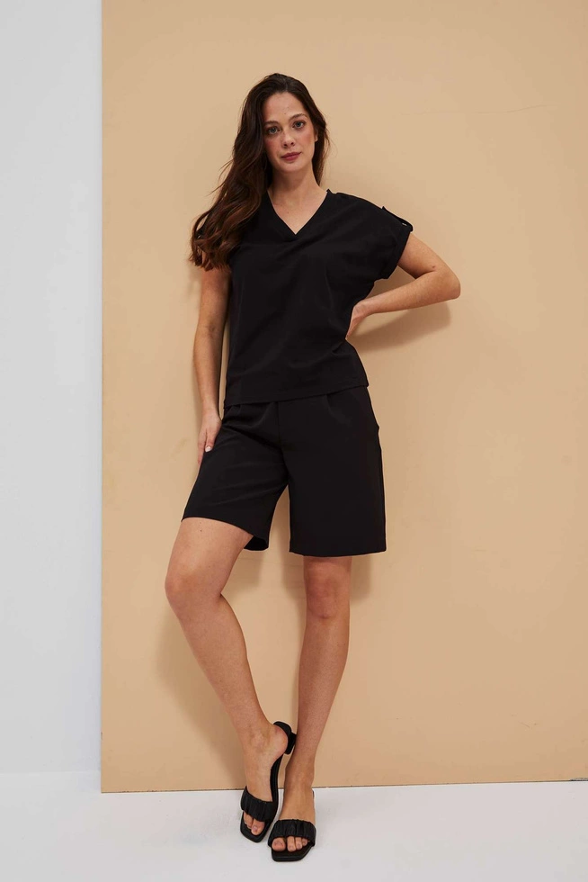SZORTY DAMSKIE L-SH-4017 BLACK