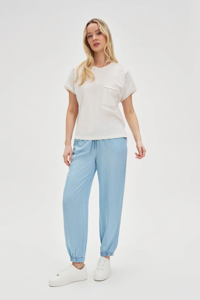 WOMEN'S TSHIRT L-TS-4693 OFF WHITE-set