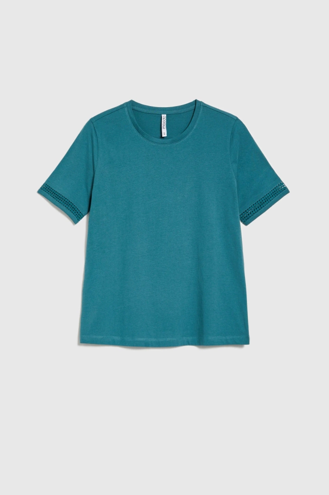 WOMEN'S TSHIRT L-TS-4671 D.GREEN