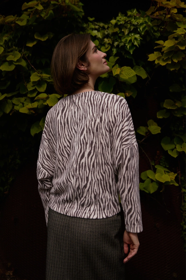 WOMEN'S SWEATSHIRT Z-BL-4803 OFF WHITE-set