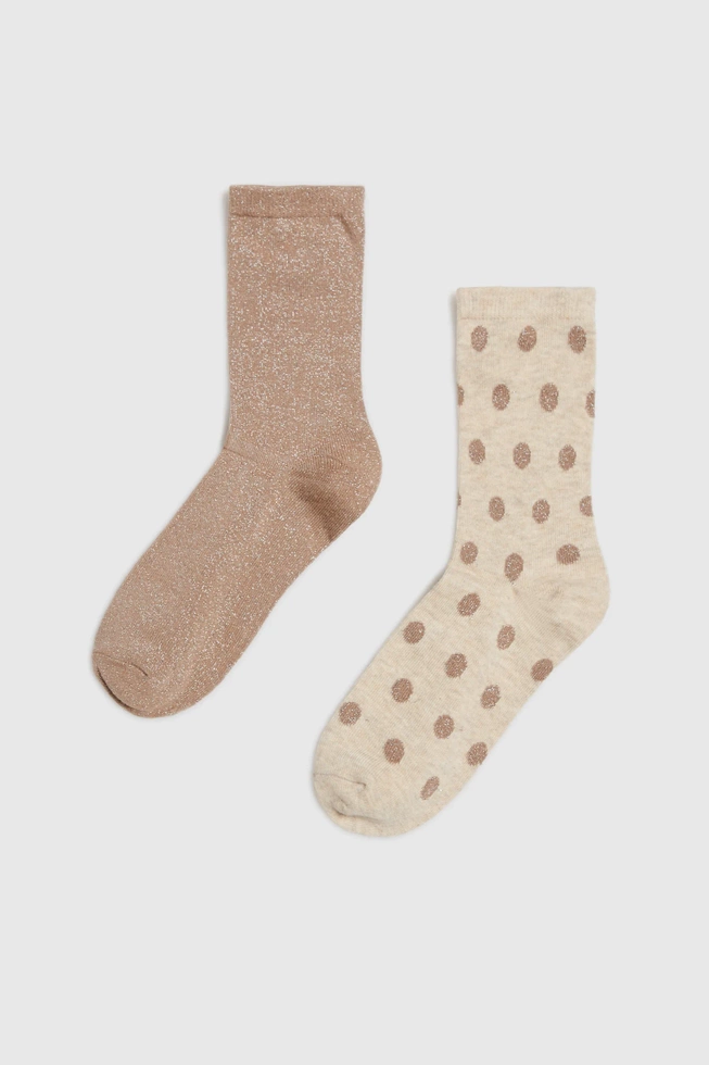 WOMEN'S SOCKS Z-SK-4510 L.BEIGE MEL