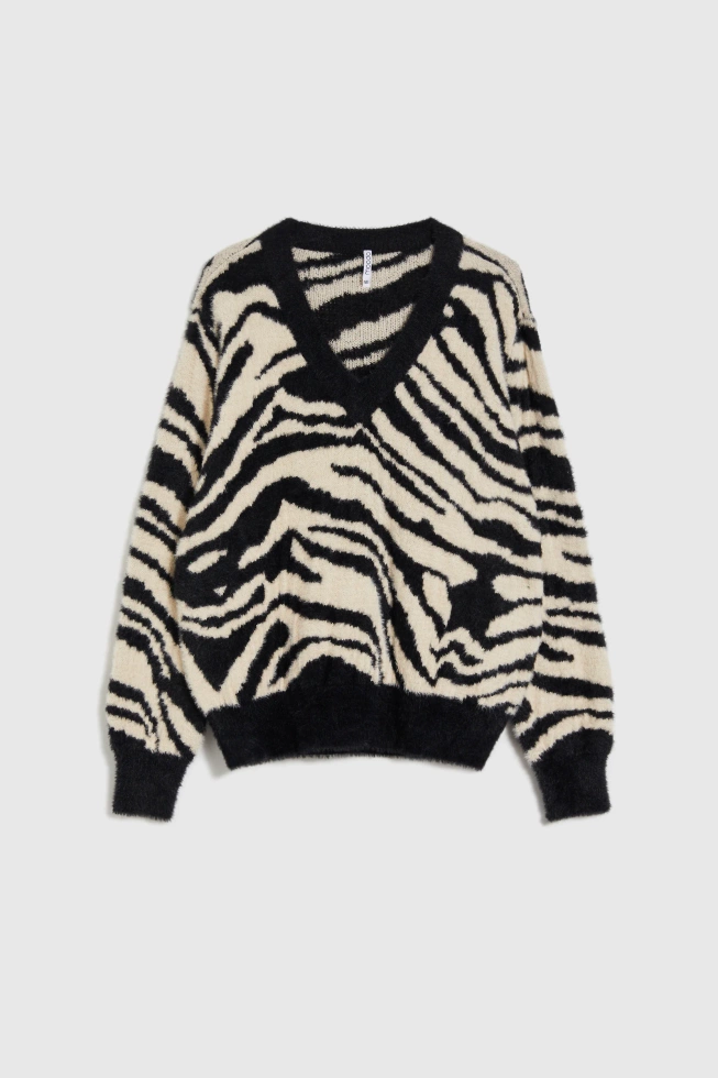 WOMEN'S SWEATER Z-SW-4858 BLACK