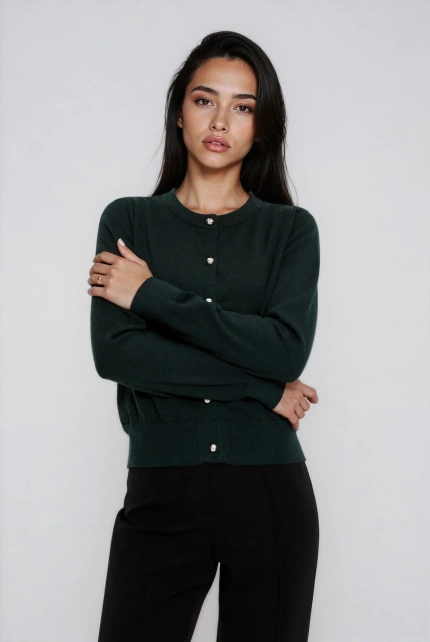 SWETER DAMSKI Z-SW-4869 D.GREEN