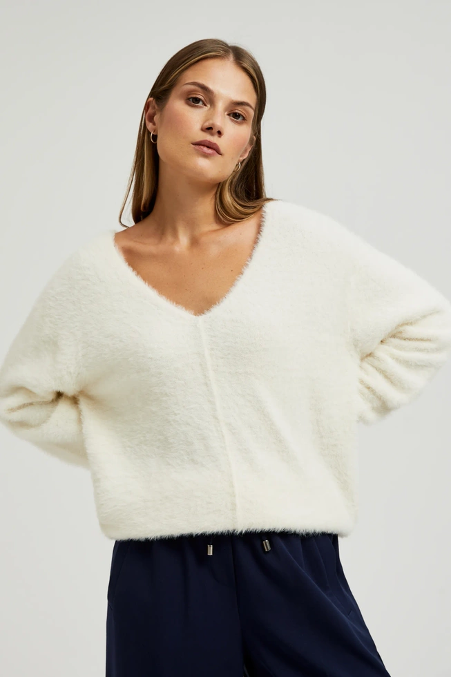 WOMEN'S SWEATER Z-SW-4569 OFF WHITE