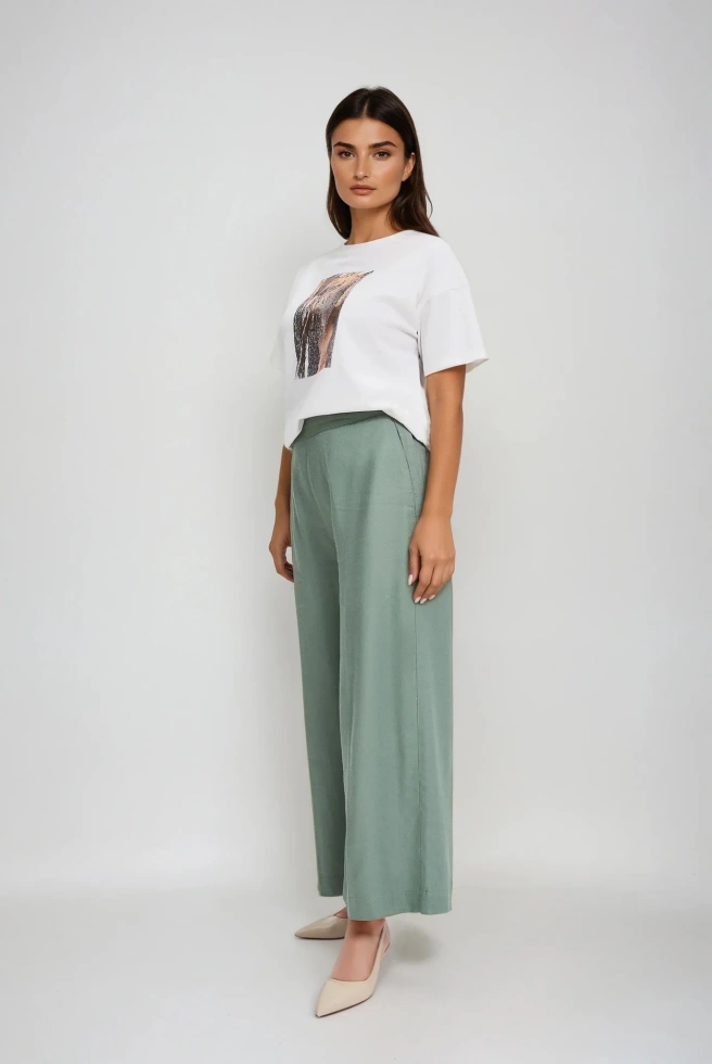 WOMEN'S PANTS L-SP-4622 OLIVE