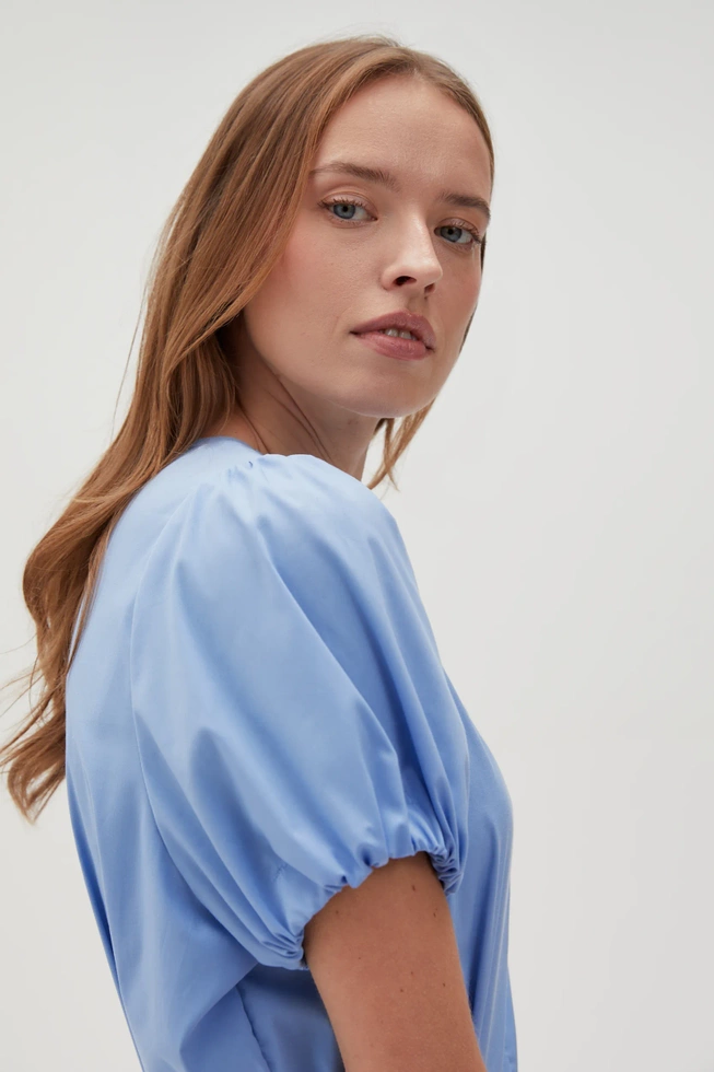 WOMEN'S DRESS L-SU-4615 BLUE