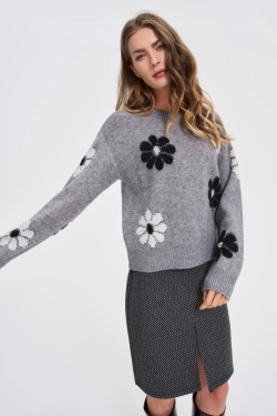 SWETER DAMSKI Z-SW-4851 GREY-pakiet